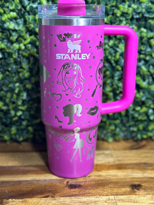 Barbie Hot Pink Authentic Stanley Tumbler